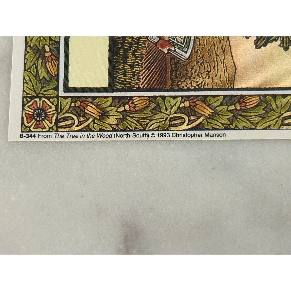 Antioch Bookplates Christopher Manson The Tree in the Wood 1993 Vintage Labels